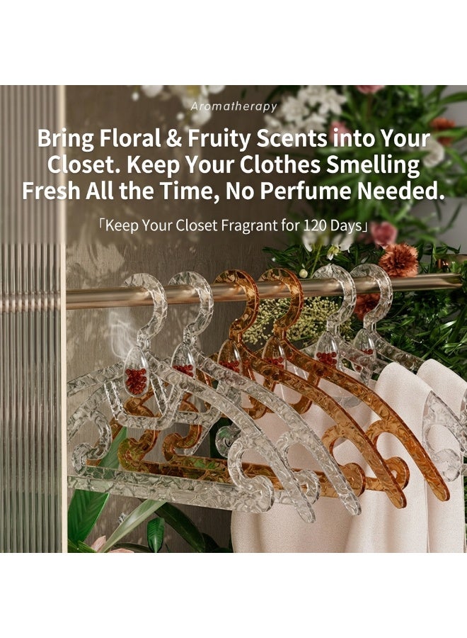 Aromatherapy Hanger No Trace Hanger Home Light Luxury Bold Water Wave Pattern Drying Hanger - Image 1